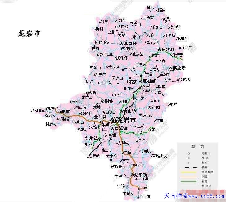 東莞到龍巖市地圖 jsknhg.com